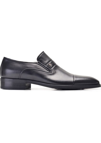 Siyah Klasik Loafer Erkek Ayakkabı -11355-