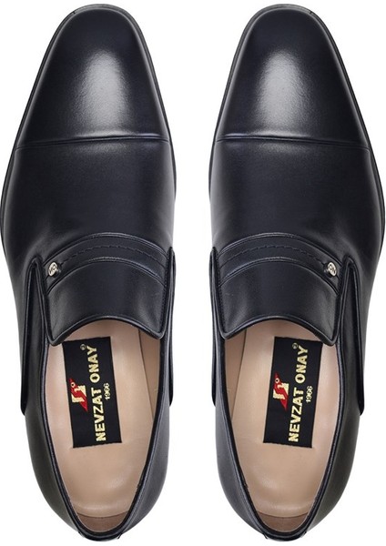 Siyah Klasik Loafer Erkek Ayakkabı -11355-