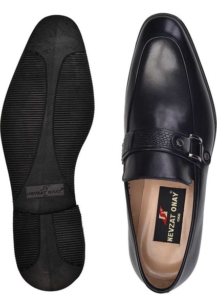 Siyah Günlük Loafer Erkek Ayakkabı -11274-