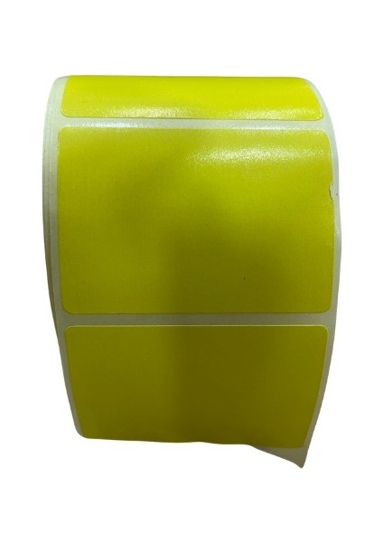 Etiket 40 x 58 Termal 500 Sarım Sarı Eczane Kullanımı Için