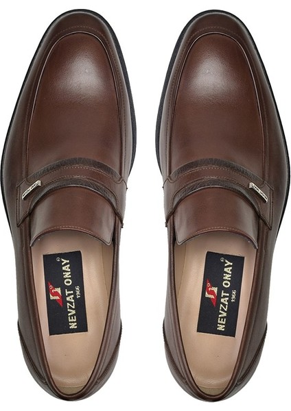 Kahverengi Klasik Loafer Erkek Ayakkabı -10452- fiyatları