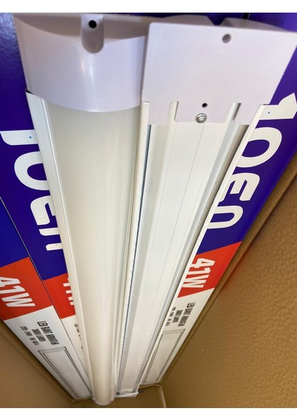 40W 120 cm LED Bant Armatür Beyaz Işık 10 Adet fiyatları