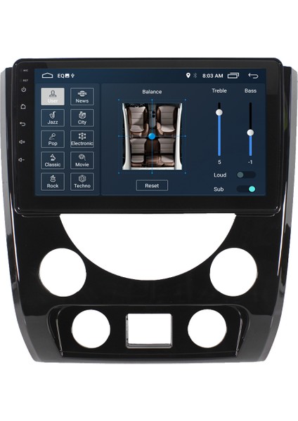 Ssangyong Rexton Android Carplay Multimedya Ekran Teyp 2GB+32GB