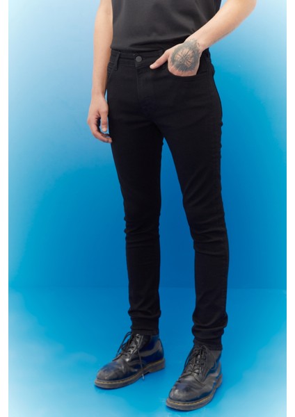 Malone Skinny Fit Normal Bel Denim Esnek Jean Kot Pantolon modelleri