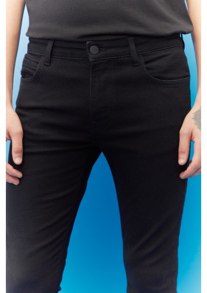 Malone Skinny Fit Normal Bel Denim Esnek Jean Kot Pantolon fırsatları