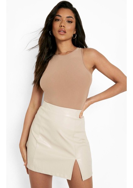 Sıfır Kol Çıtçıtlı Bodysuit