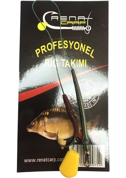 Profesyonel Sazan Rig Takımı - Mısır Model Sarı