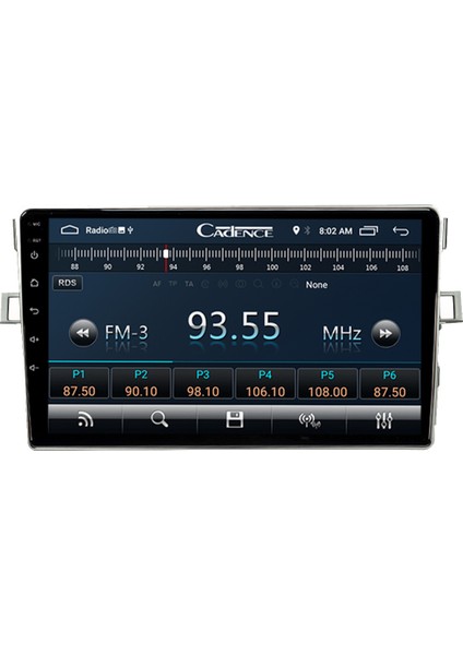 Toyota Verso Android Carplay Multimedya Ekran Teyp 2GB+32GB