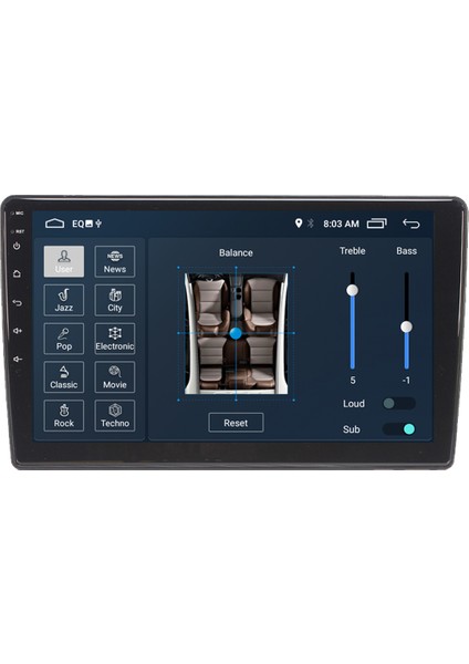 Volkswagen Caravelle Android Carplay Multimedya Ekran Teyp 2GB+32GB