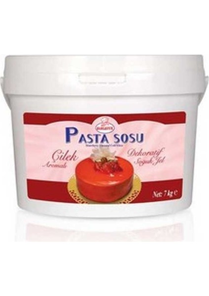 Ovalette Çilek Aromalı Dekoratif Soğuk Jel 7 kg