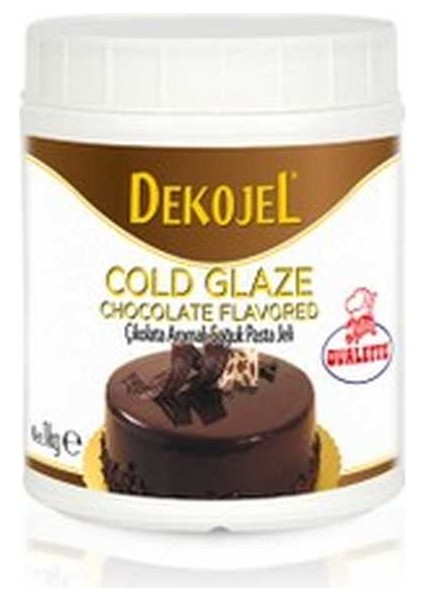 Ovalette Dekojel Çikolata Aromalı Soğuk Pasta Jeli 1 kg