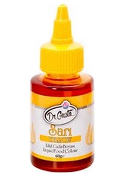 Su Bazlı Sarı Likit Gıda Boyası