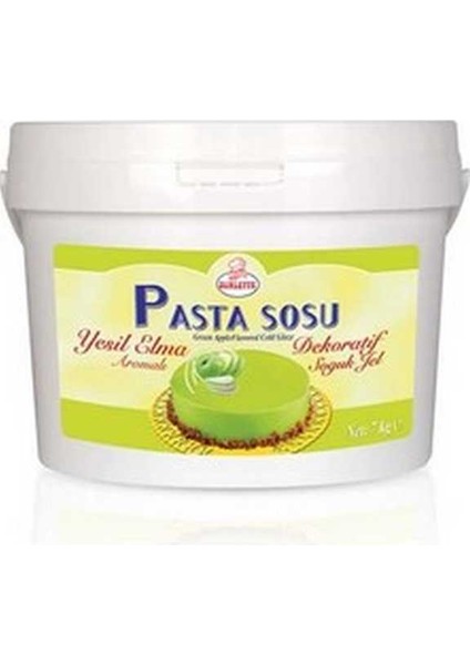 Ovalette Yeşil Elma Aromalı Dekoratif Soğuk Jel 7 kg