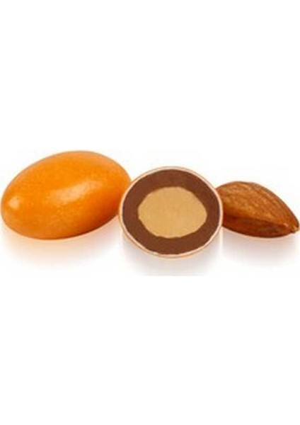 Turuncu Renkli Badem Draje 1 kg