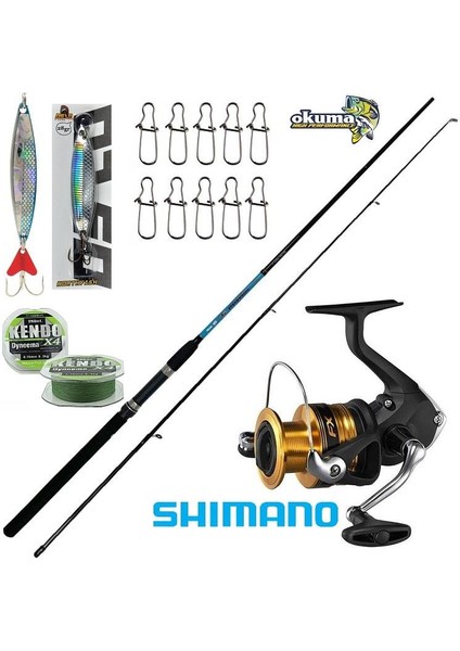 Fx C3000 Okuma G-Power 240 cm 15-40 gr Spin Olta Seti fiyatları