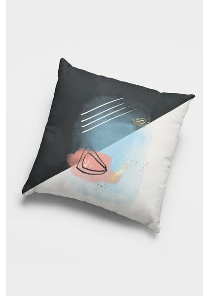 Çift Taraflı 4'lü Kırlent Kılıfı 43X43CM Gizli Fermuar Premium Kumaş Dokuma Tay Tüyü 4KR032