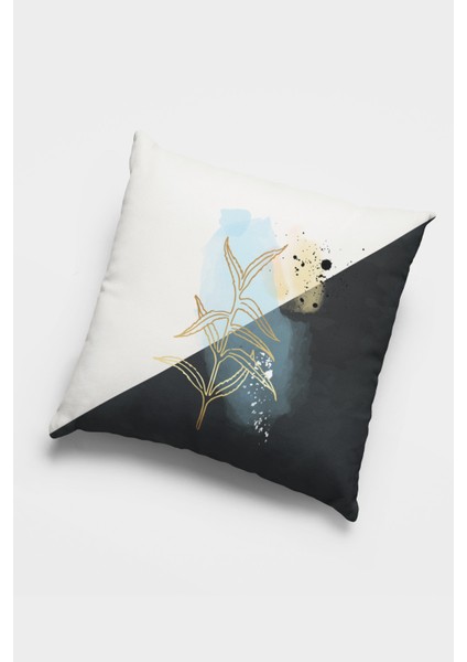 Çift Taraflı 4'lü Kırlent Kılıfı 43X43CM Gizli Fermuar Premium Kumaş Dokuma Tay Tüyü 4KR032