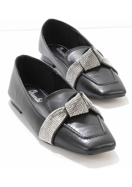 Siyah Kadın Loafer Ayakkabı K01211505609