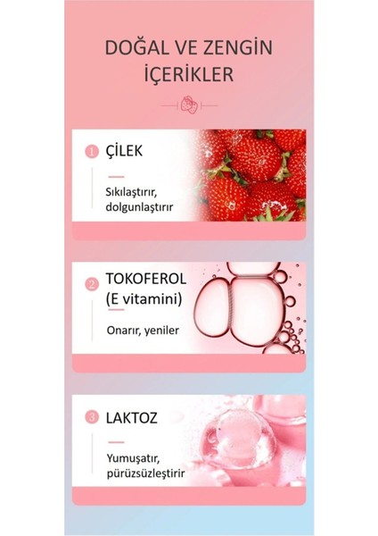 Lip Therapy Çilekli Gece Gündüz Dudak Maskesi 13 gr