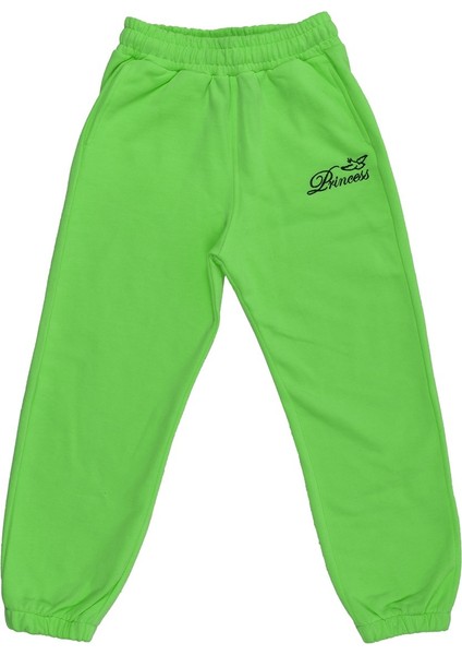 Kız Çocuk Yeşil Crop Sweatshirt Pantolon Takım indirimleri