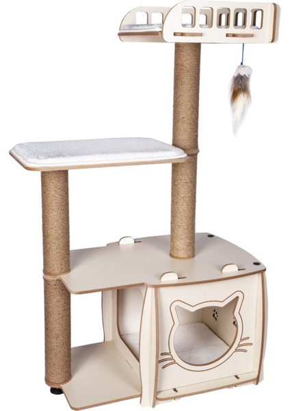 Katlı Yataklı Kedi Tırmalama Evi - Kedi Tırmalaması modelleri