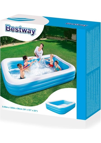 Bestway Şişme Aile Havuzu 2.62X1.75X51 cm - 54006