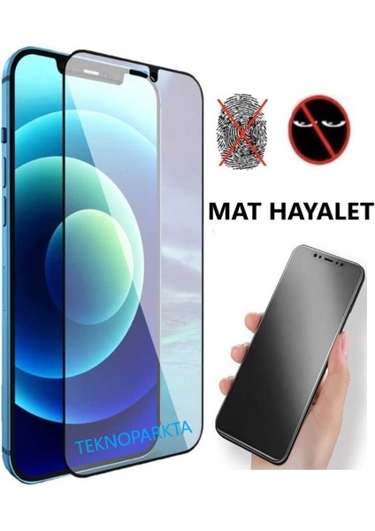 Iphone 14 Pro Max Mat Hayalet Gizli Privacy Tam Kaplayan Kırılmaz Cam Seramik Nano Ekran Koruyucu