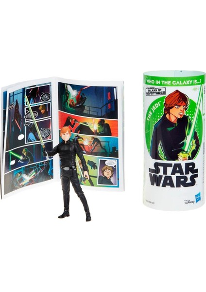 Star Wars Galaxy Of Adventures Figür Jedi Luke E5648-E5650