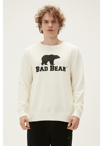 Bad Bear Logo Crewneck Erkek Sweatshirt 22.02.12.007MARSH