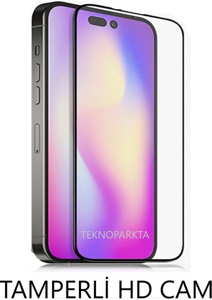 Iphone 14 Ekran Koruyucu Tam Kapatan Tamperli Cam Kırılmaz Cam Full Hd Glass