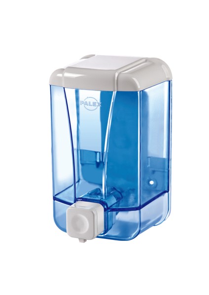 (Ün-Ev) Sıvı Sabunluk (Sıvı Sabun Dispenseri) 1000 Cc.şeffaf-Mavi 3430-1