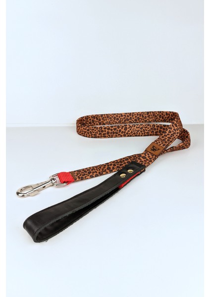 Leopard Köpek Uzatma Tasma Sevk Kayışı Grande