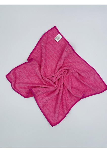 Missclean Mikrofiber Kareli Mutfak Bezi Leke Tutmaz Koku Yapmaz 40*40 cm Pembe 2 Adet