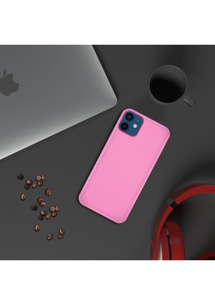 Apple iPhone 14 6.1'' İnce Mat Silikon Kılıf Pembe fiyatları