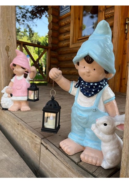 Fenerli Cüceler Bahçe Heykeli