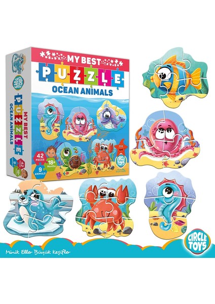 Berlin Shop Circle Toys My Best Puzzle Ocean Animals