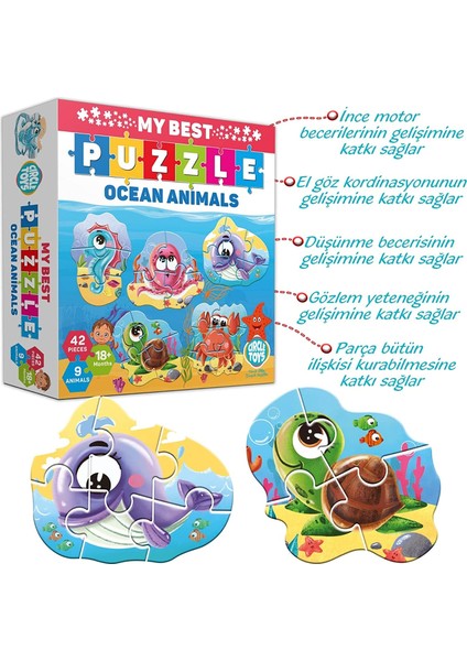 Berlin Shop Circle Toys My Best Puzzle Ocean Animals