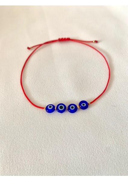 Cam Nazar Boncuklu Kırmızı Ip Bileklik fiyatları