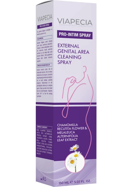 Pro-Intim Spray Dış Genital Bölge Koruma Ve Temizleme Spreyi 150 Ml