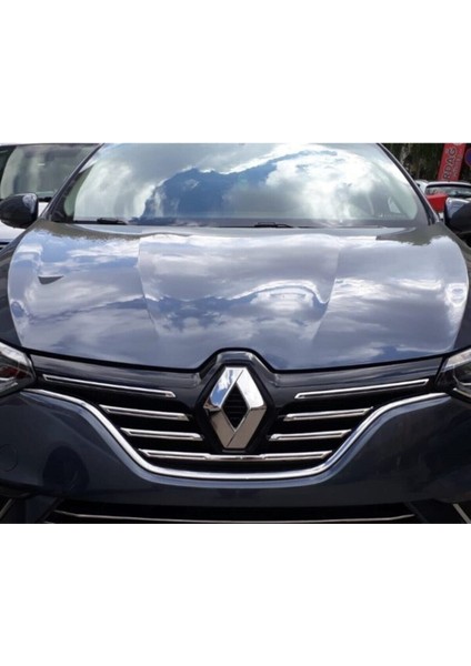 Renault Megane 4 Ön Panjur Kromu 5 Parça P. Çelik 2016-2020 fiyatları