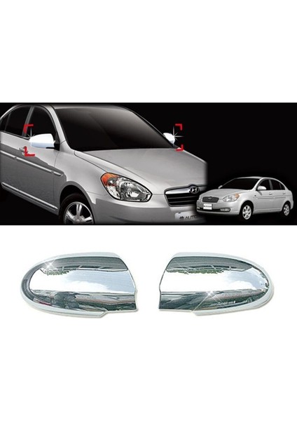 Hyundai Accent Era Abs Krom Ayna Kapağı 2005-2011 Arası