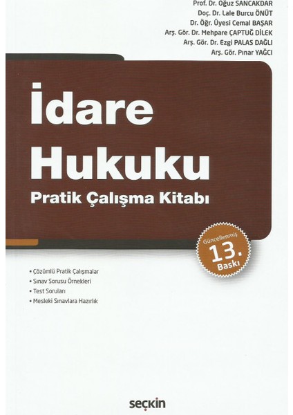 Idare Hukuku Pratik Çalışma Kitabı