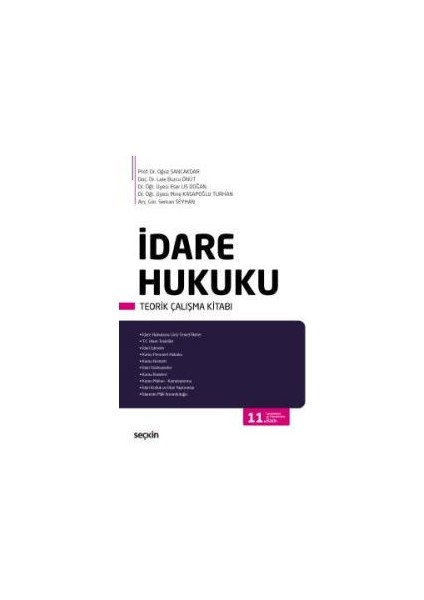 Idare Hukuku Teorik Çalışma Kitabı