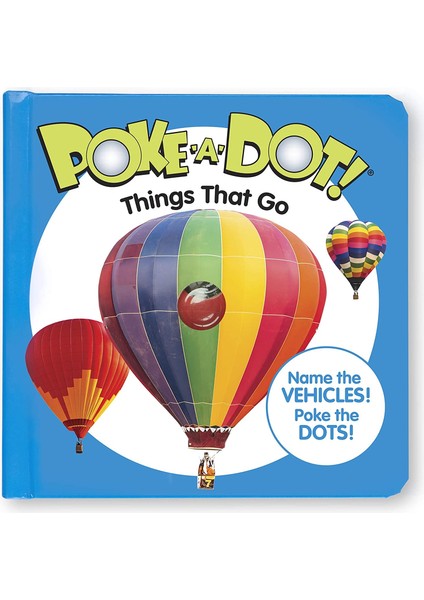 Poke-A-Dot Interaktif Kitap - Things That Go (Ciltli)