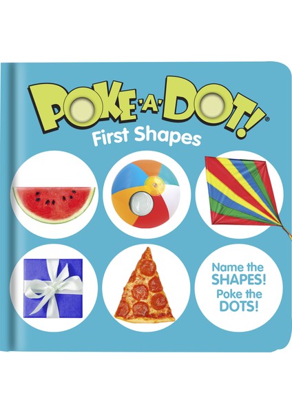 Poke-A-Dot Interaktif Kitap - First Shapes (Ciltli)