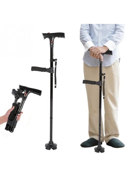 Katlanabilir Işıklı Baston