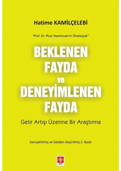 Beklenen Fayda ve Deneyimlenen Fayda Hatime Kamilçelebi