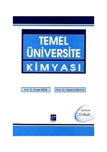 Temel Üniversite Kimyası (Soruların Çözümleri ve Yeni Sorular) 2 Kitap Takım