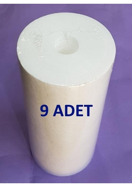 Sediment Filtre 20 Inch Kalın Tip 5 Mikron Su Arıtma Cihazları 9 Adet