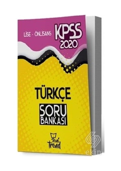 2020 Kpss Lise Ön Lisans Türkçe Soru Bankası